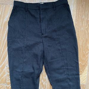 Abercrombie & Fitch Tailored Flare Pant in Black & Grey